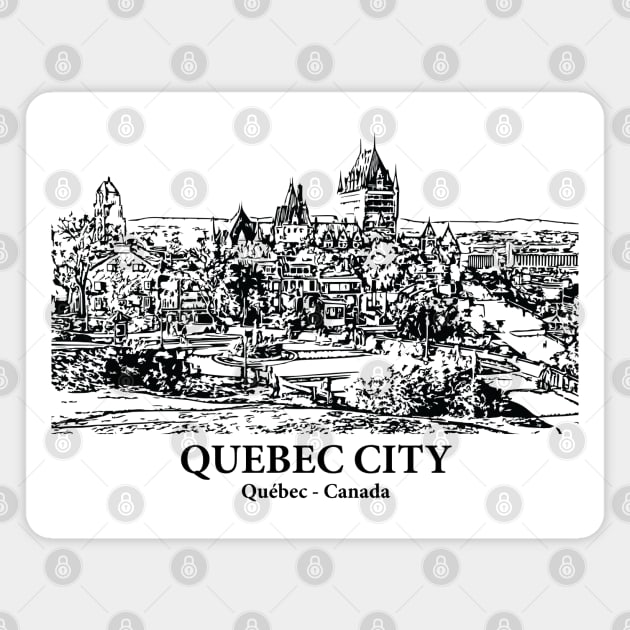 Québec City - Québec Magnet by Lakeric